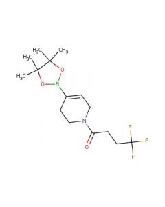 Astatech 4,4,4-TRIFLUORO-1-(4-(4,4,5,5-TETRAMETHYL-1,3,2-DIOXABOROLAN-2-YL)-3,6-DIHYDROPYRIDIN-1(2H)-YL)BUTAN-1-ONE; 0.25G; Purity 95%; MDL-MFCD326599